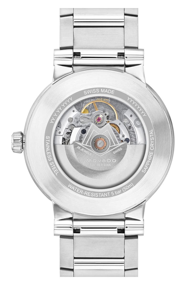 Movado Vizio Bracelet Watch, 41mm, Alternate, color, White