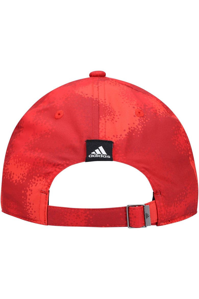 Women's adidas Red Washington Capitals Camo Slouch Adjustable Hat, Alternate, color, Red