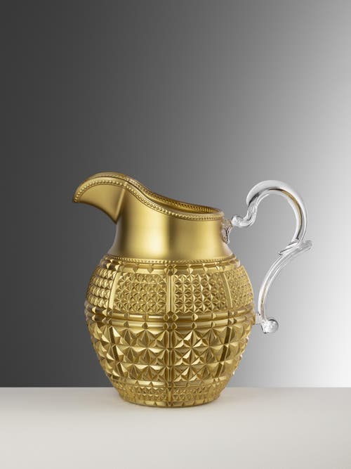 Mario Luca Giusti Halina Acrylic Pitcher - 1.7 Qt. In Gold