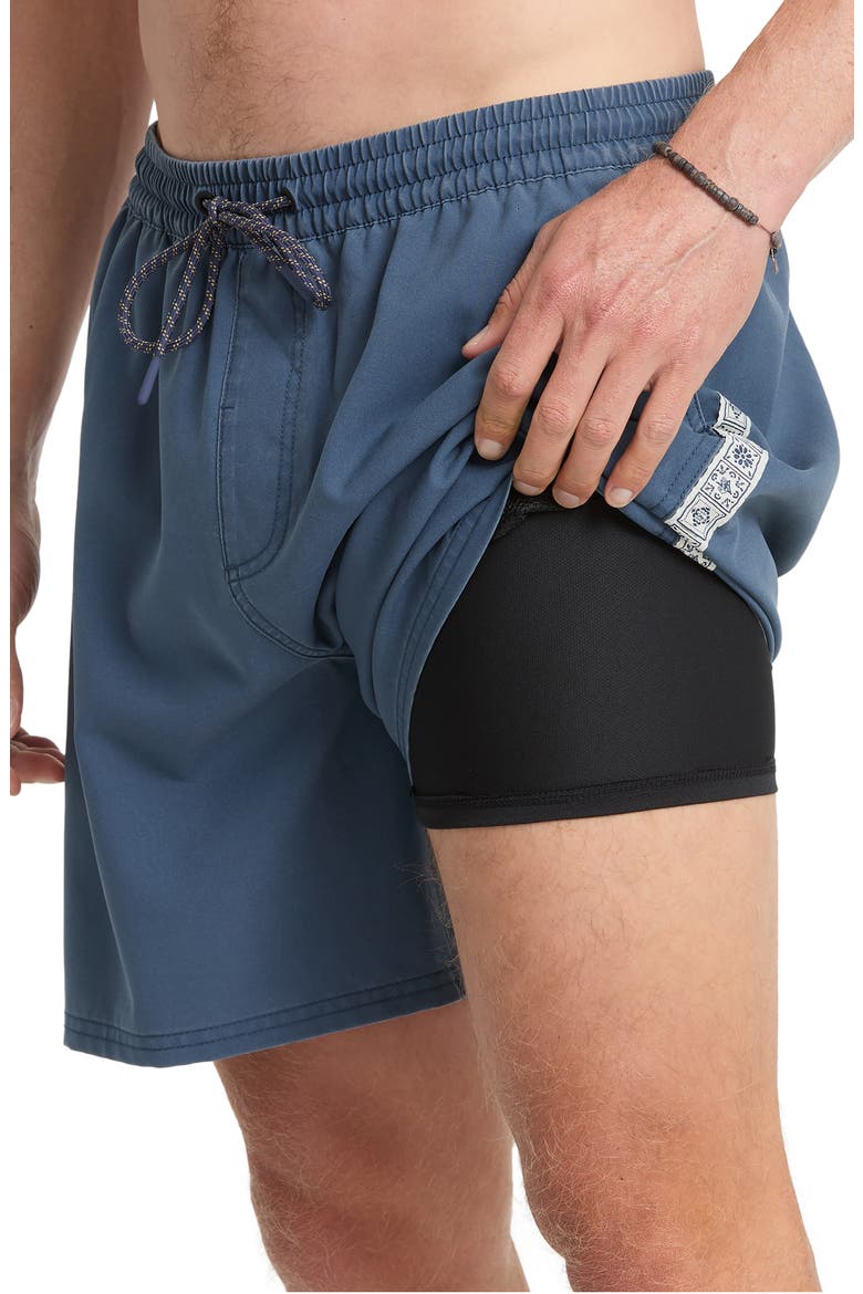 Pacifico Talavera Volley Swim Trunks, Alternate, color, DARK DENIM
