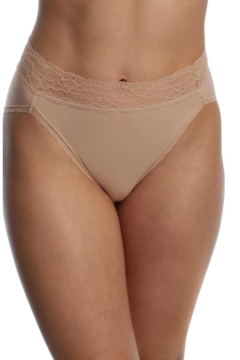 Goddess Lace Trim French Cut Brief 2-Pack, Alternate, color, Nylon/Ice Purple