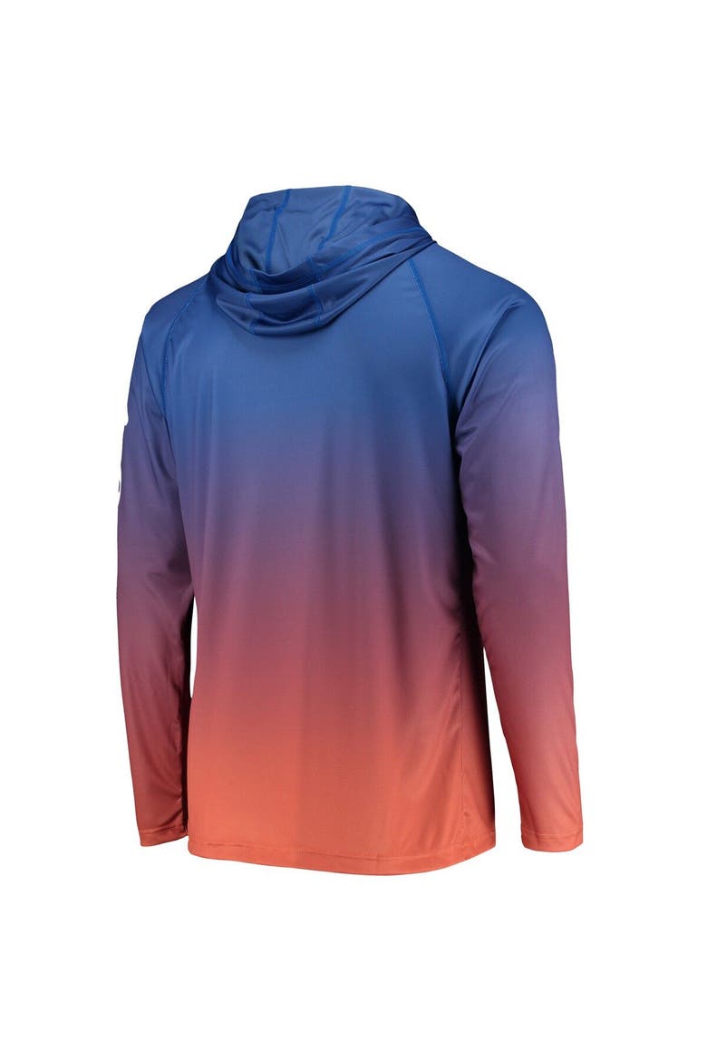 Men's Columbia PFG Royal Florida Gators Terminal Tackle Omni-Shade UPF 50 Long Sleeve Hooded Top, Alternate, color, Royal