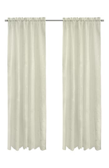 Outdoor Decor By Commonwealth Indoor Embroidered Panel Curtain
