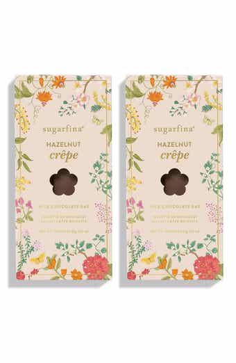 sugarfina Set of 2 Hazelnut Crepe Milk Chocolate Bars