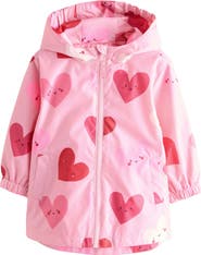 NEXT Kids' Heart Print Rain Jacket