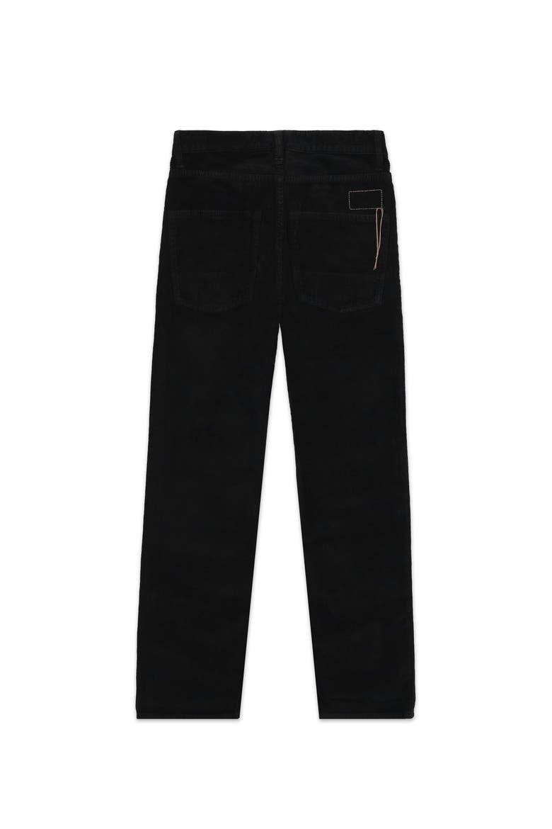 Corduroy Five Pocket Trousers, Alternate, color, Black