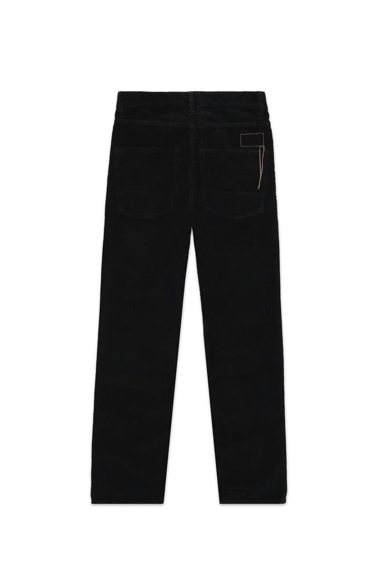 Fortela Corduroy Five Pocket Trousers, Alternate, color, Black
