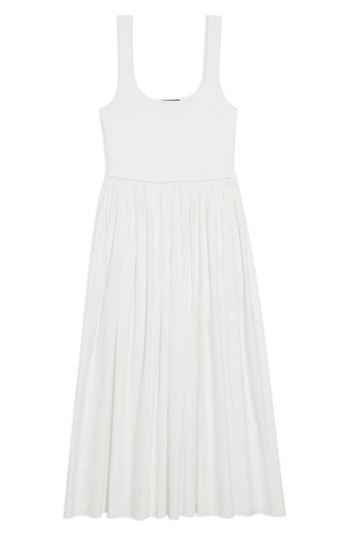 THEORY THEORY GLOSS MIDI DRESS 