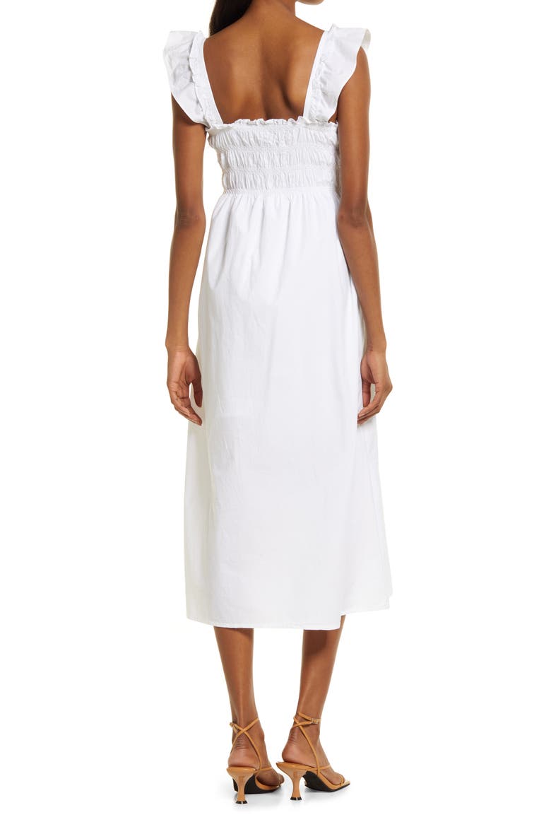 Isla Organic Cotton Sundress, Alternate, color, LINEN WHITE