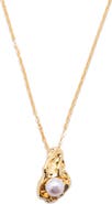 Classicharms Nyla Molten Freshwater Pearl Pendant Necklace