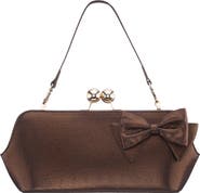 Nina Kenji Bow Frame Clutch