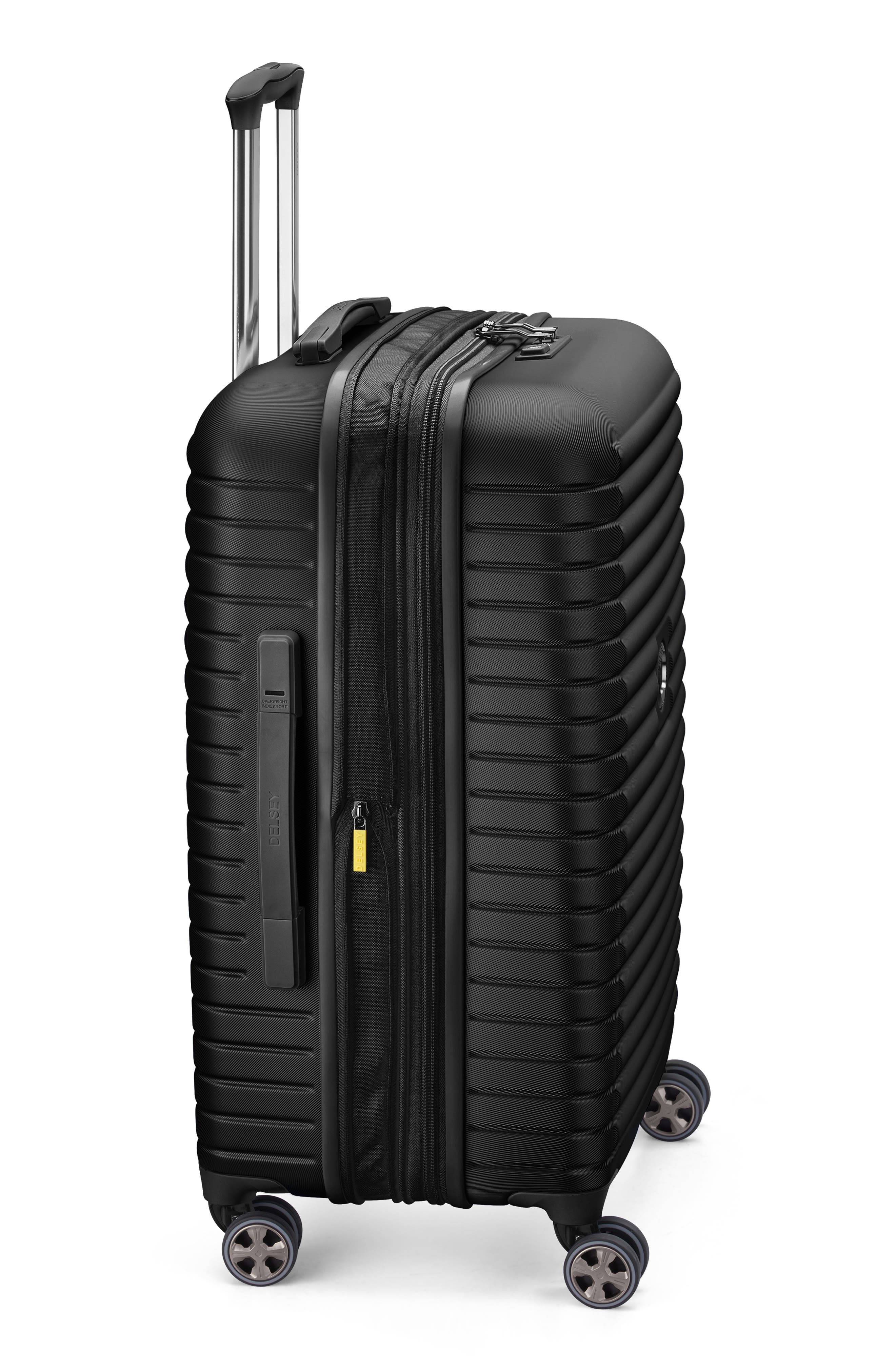 DELSEY Cruise 3.0 24-Inch Hardside Spinner Luggage, Alternate, color, Black