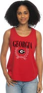 ZOOZATZ Women's ZooZatz Red Georgia Bulldogs Everyday Tri-Blend Tank Top
