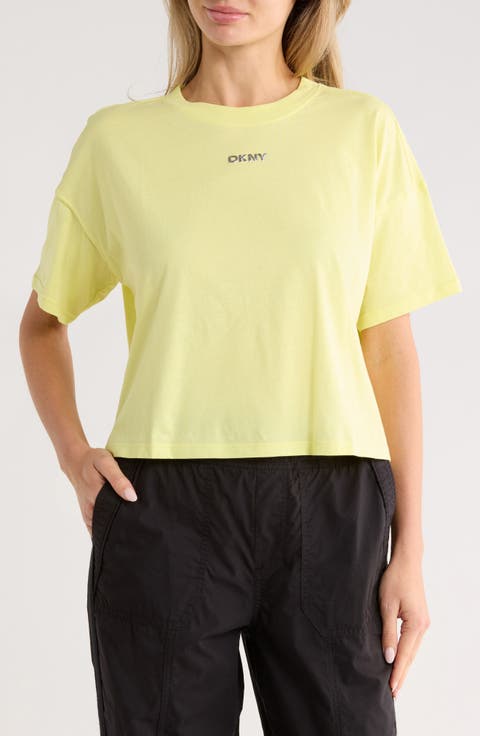 Metallic Bubble Logo Cotton T-Shirt