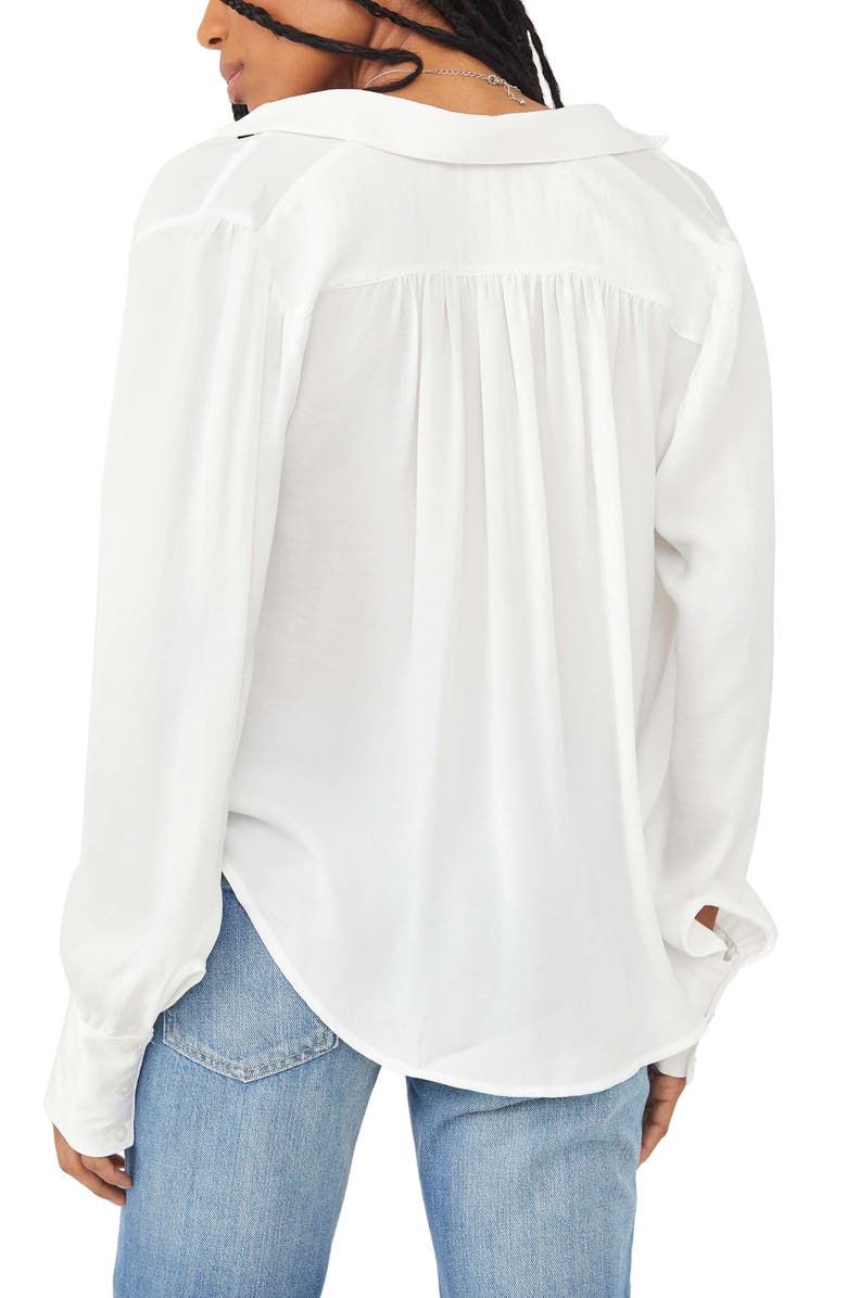Free People Shine Bright Cowl Neck Top, Alternate, color, 