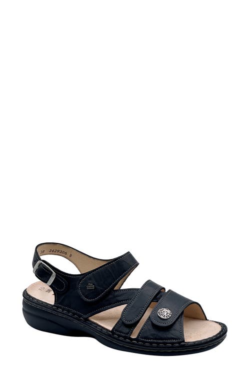 Finn Comfort Gomera-s Sandal In Black/black