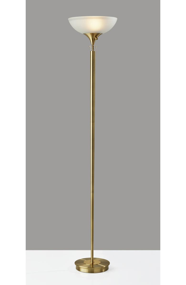 ADESSO LIGHTING Metropolis Torchiere Floor Lamp, Alternate, color,