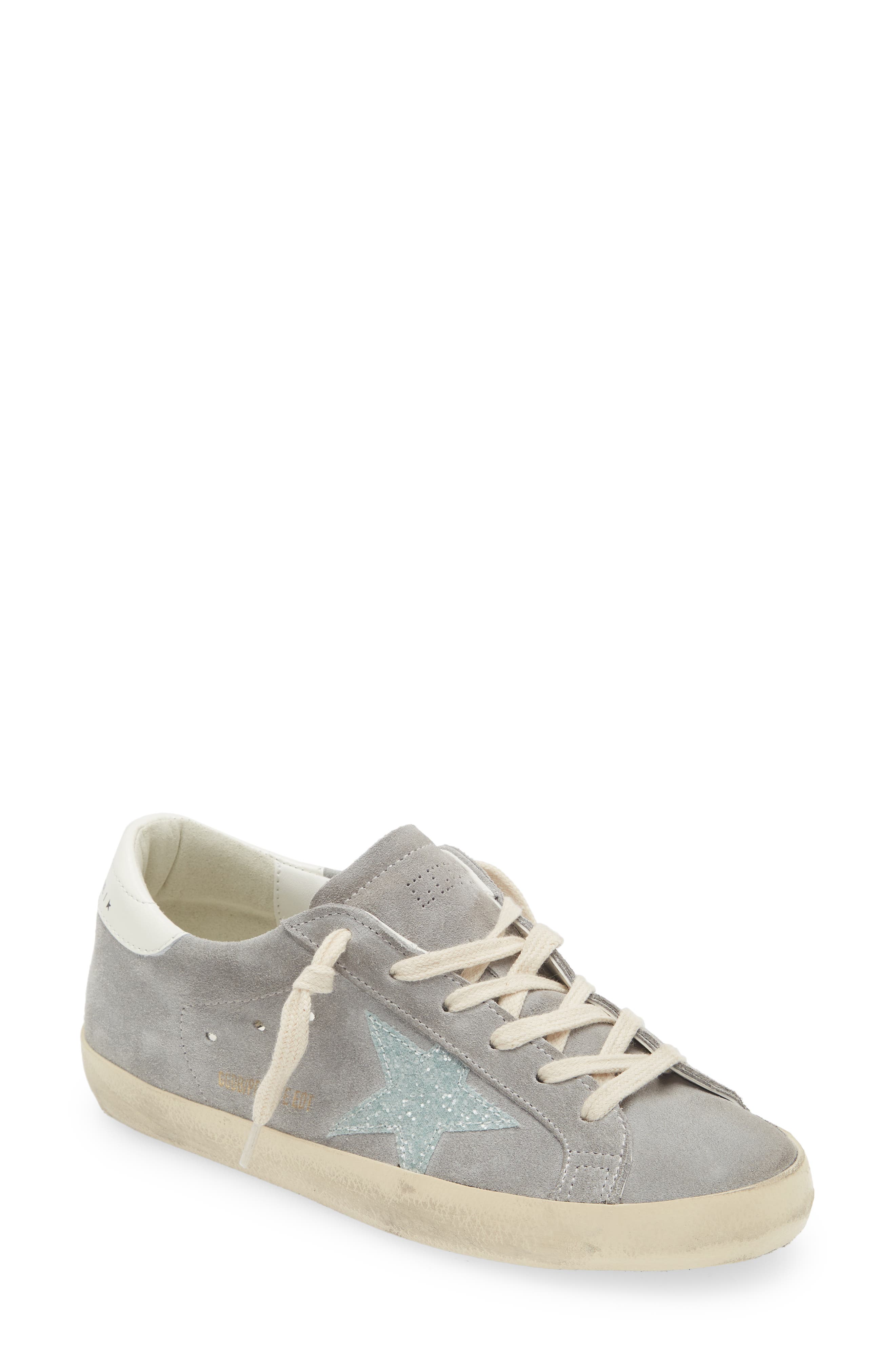 Golden Goose Super-Star Glitter Detail Low Top Sneaker, Main, color, 