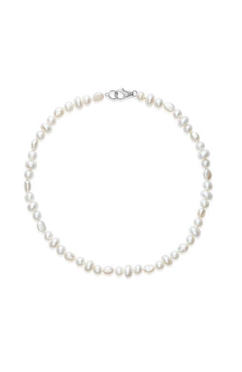 Sheryl Lowe Mixed Shape Pearl Necklace