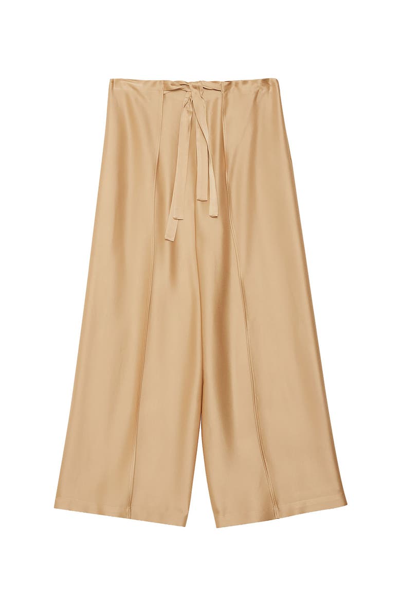 Viscose Sarong Trousers, Alternate, color, Beige