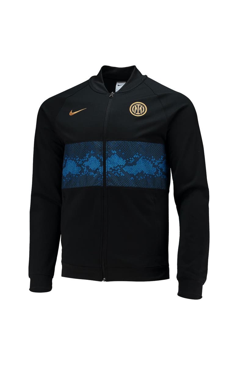 Nike Men's Nike Black Inter Milan I96 Anthem Raglan Full-Zip Track Jacket, Alternate, color, 