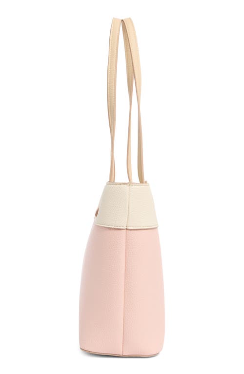 NANETTE LEPORE NANETTE LEPORE SABINE COLORBLOCK TOTE BAG & POUCH 