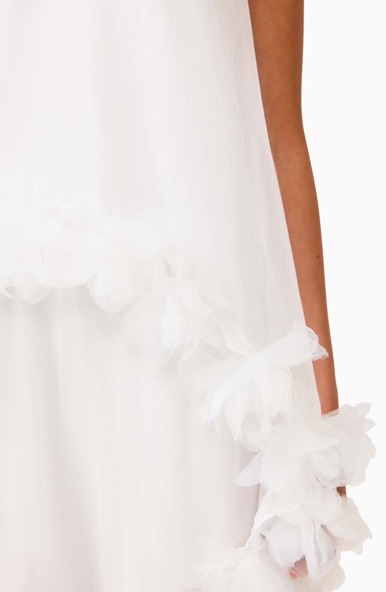 Elliatt Poppy Tiered Sleeveless Gown, Alternate, color, White