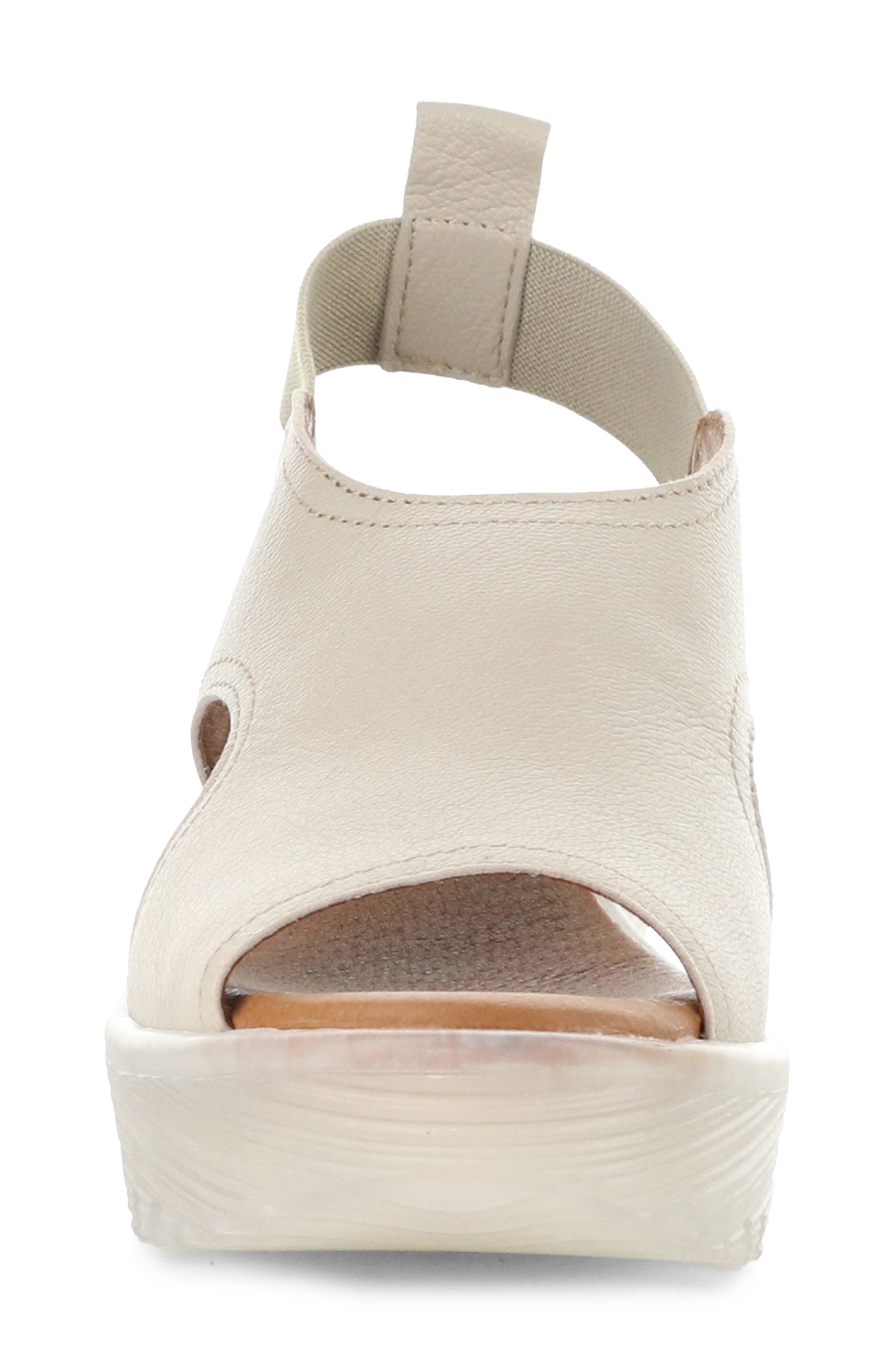Liku Slingback Platform Wedge Sandal, Alternate, color, TAUPE