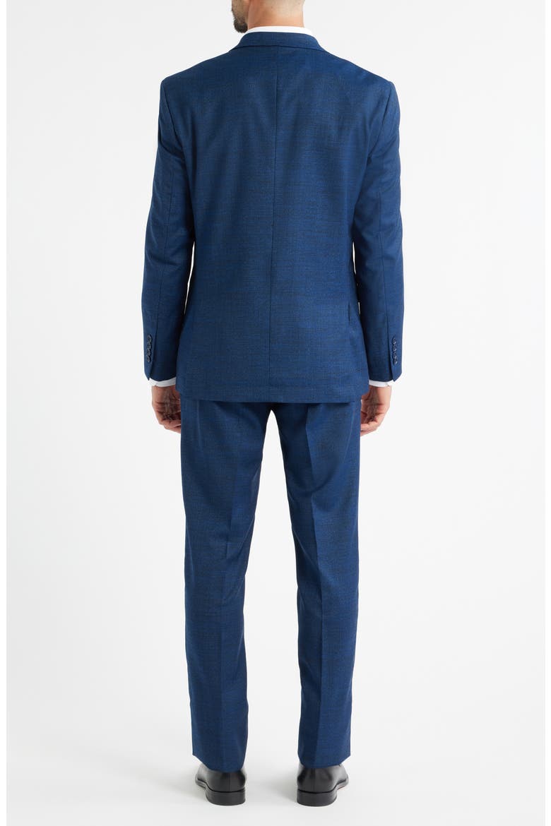 Modern Fit Medium Blue Méange Wool Suit, Alternate, color, NAVY
