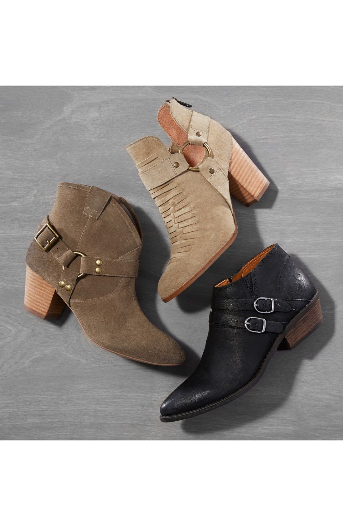 'Billy' Bootie, Alternate, color, BLACK LEATHER