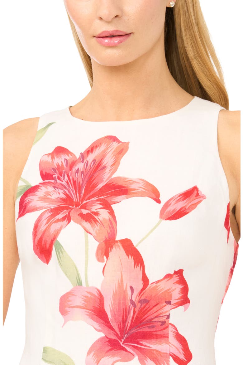 Mina Print Sleeveless Maxi Dress, Alternate, color, ULTRA WHITE