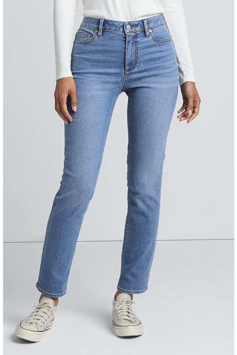 Recover Denim Mid Rise Slim Leg Jeans, Main, color, Beau Blue