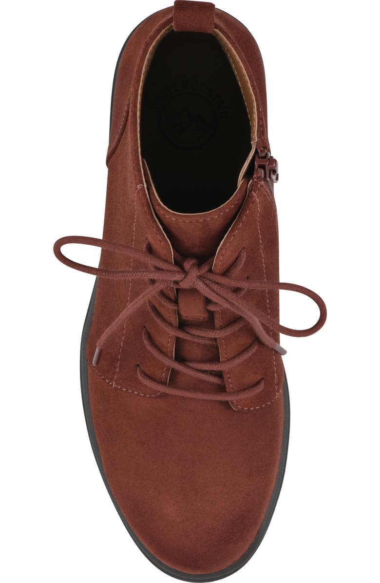 White Mountain Footwear Tariq Lug Lace-Up Boot, Alternate, color, Rust/ Suedette