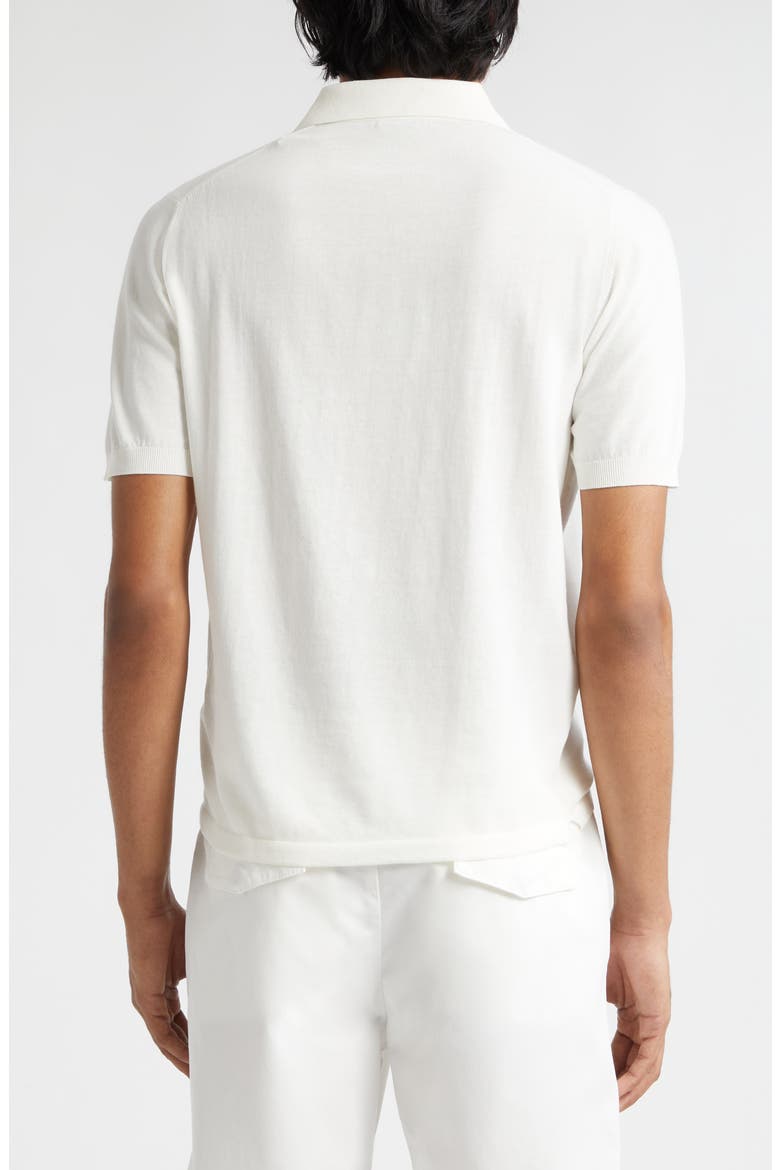 Cotton Polo, Alternate, color, WHITE
