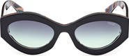 Emilio Pucci 54mm Gradient Geometric Sunglasses