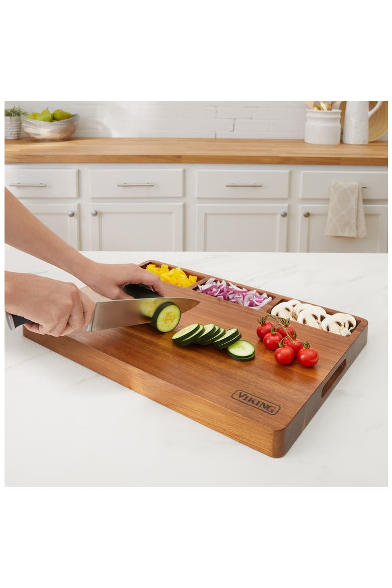 20-Inch Butcher Block Prep/Serving Board, Alternate, color, NO COLOR