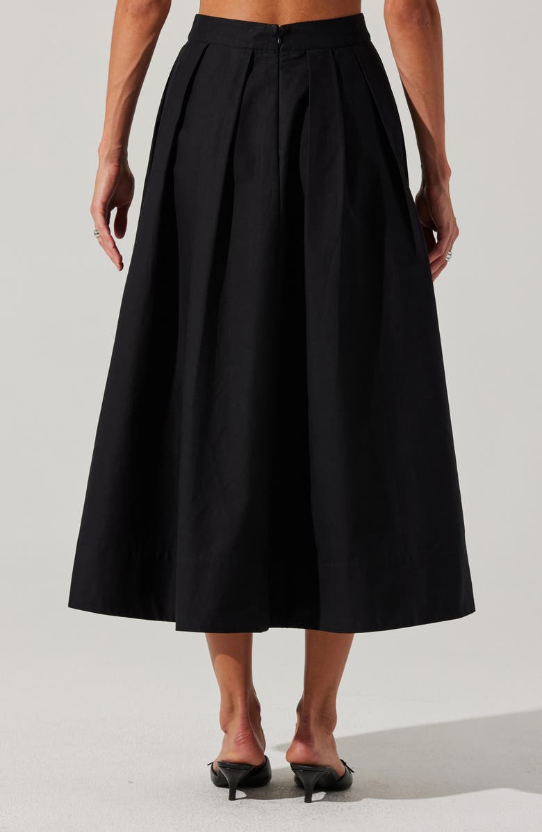 ASTR the Label Cotton Midi Skirt, Alternate, color, 