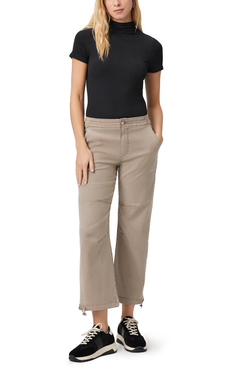 PAIGE Reid Jogger Ankle Pants, Alternate, color, Vintage Moss Taupe