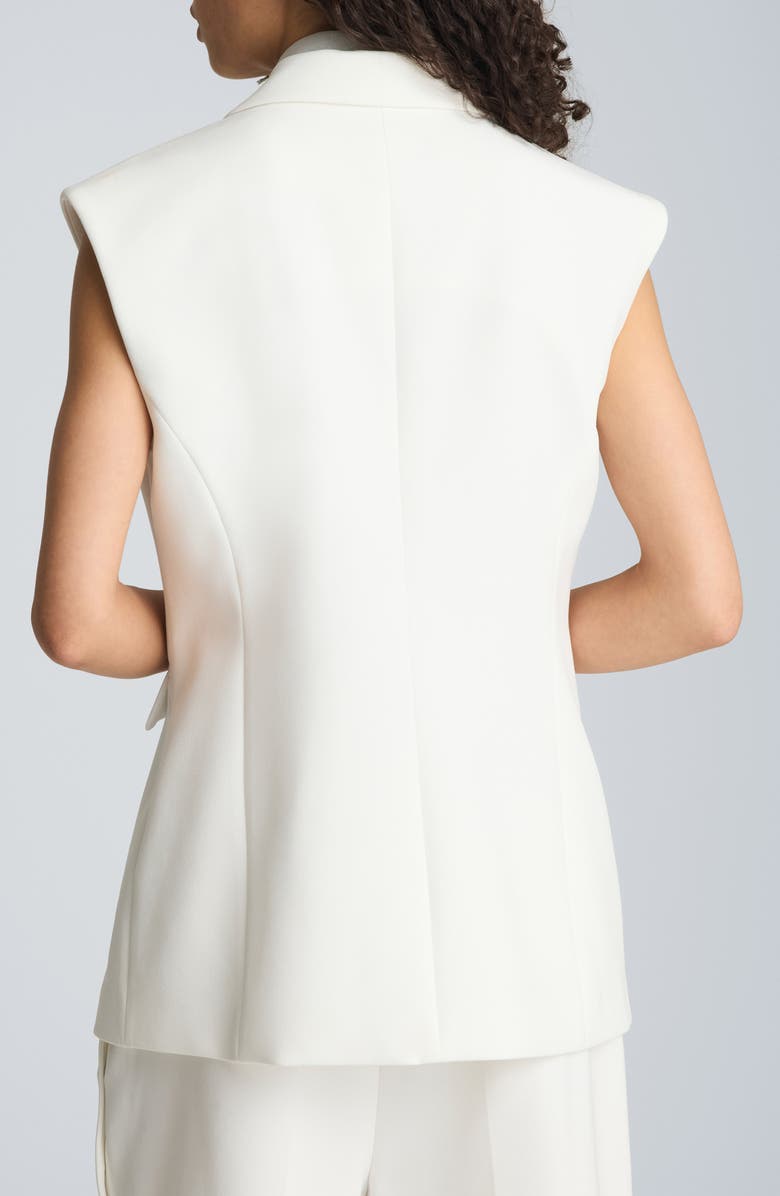 Kenneth Cole Layered Vest, Alternate, color, Pure White
