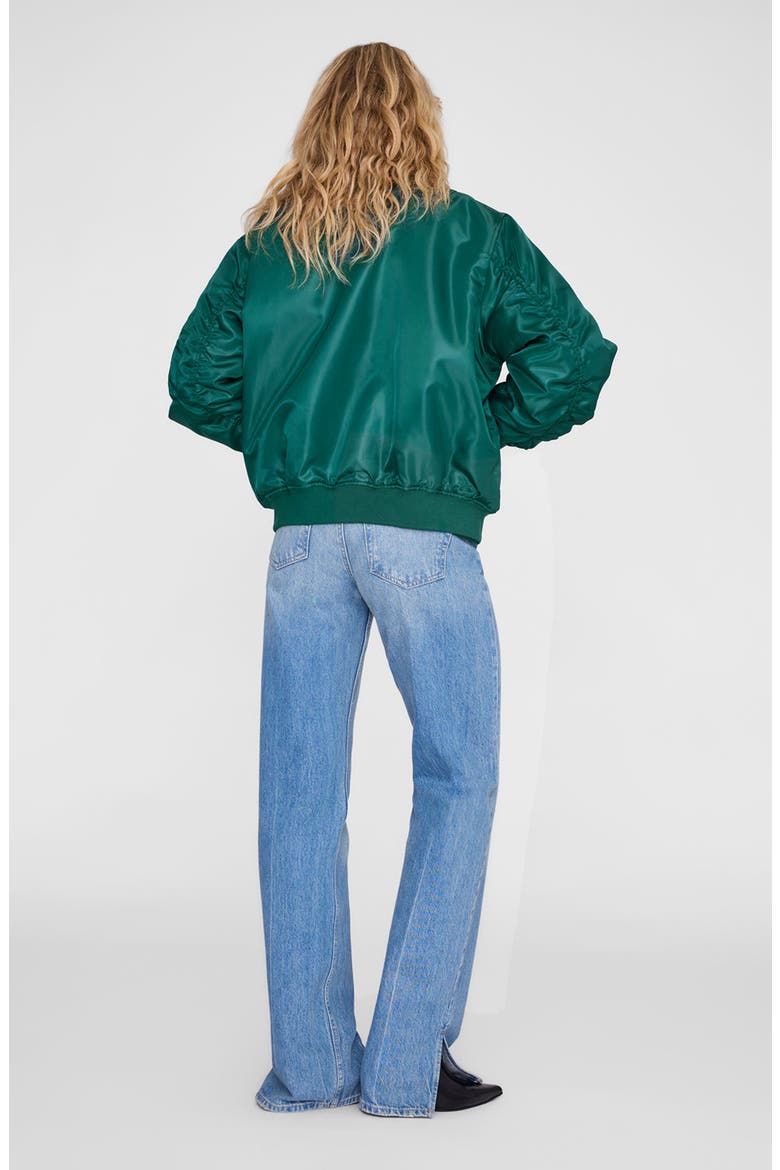 Leon Bomber Jacket, Alternate, color, Deep Emerald