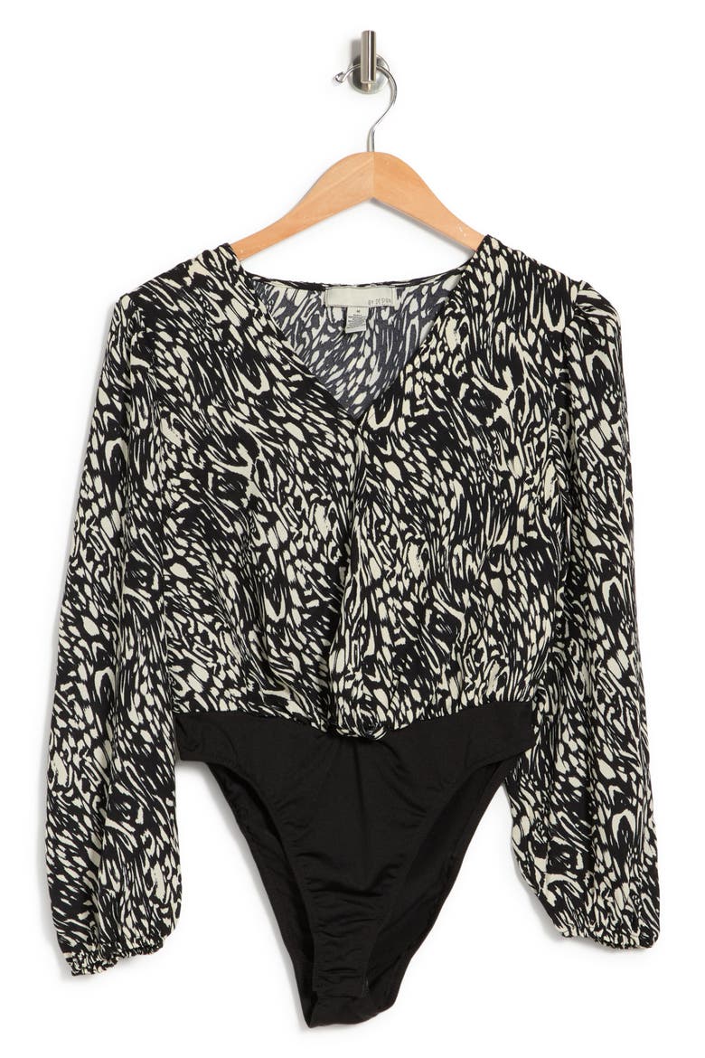 Elaine Printed Bodysuit, Main, color, MODERN ANIMAL