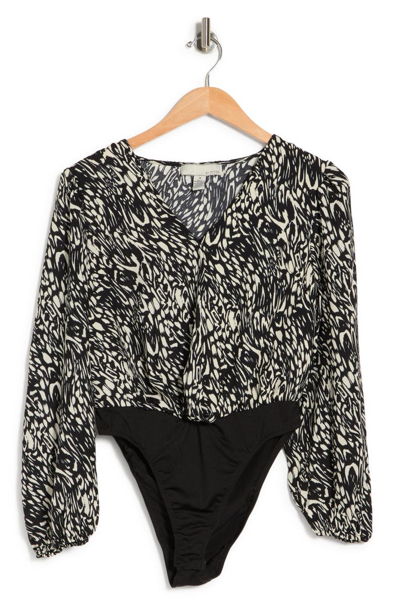 BY DESIGN Elaine Printed Bodysuit, Main, color, 