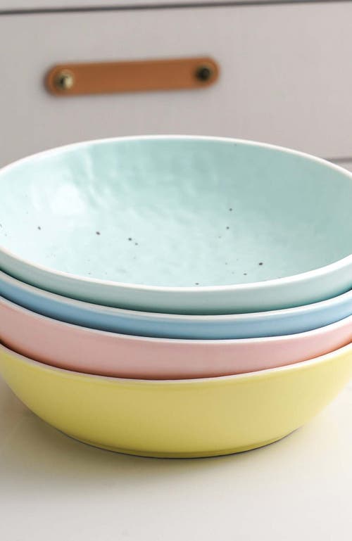 Stone Lain Elena Stoneware 4-piece Bowl Set In Multi
