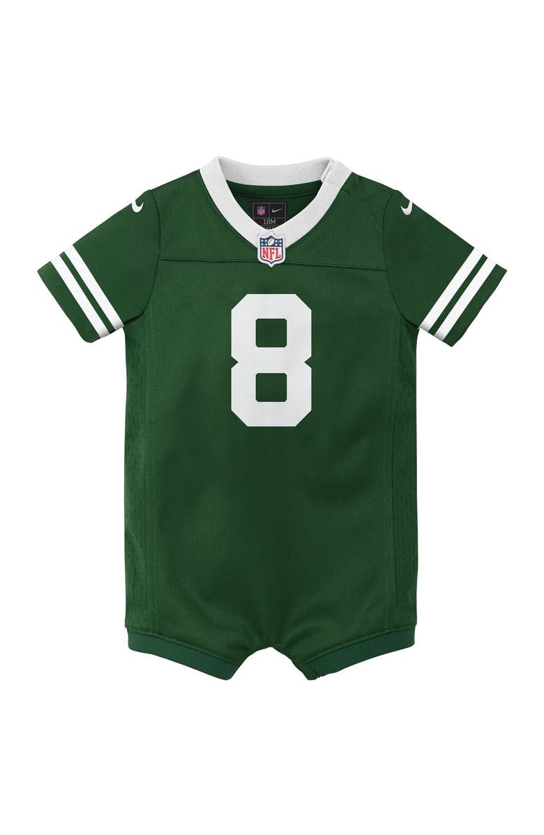 Nike Newborn & Infant Nike Aaron Rodgers Legacy Green New York Jets Game Romper Jersey, Alternate, color, 