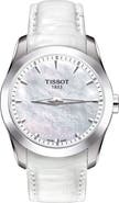Tissot Women's Couturier Leather Strap Watch, 33mm