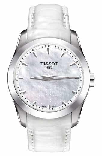 Tissot Women's Couturier Leather Strap Watch, 33mm