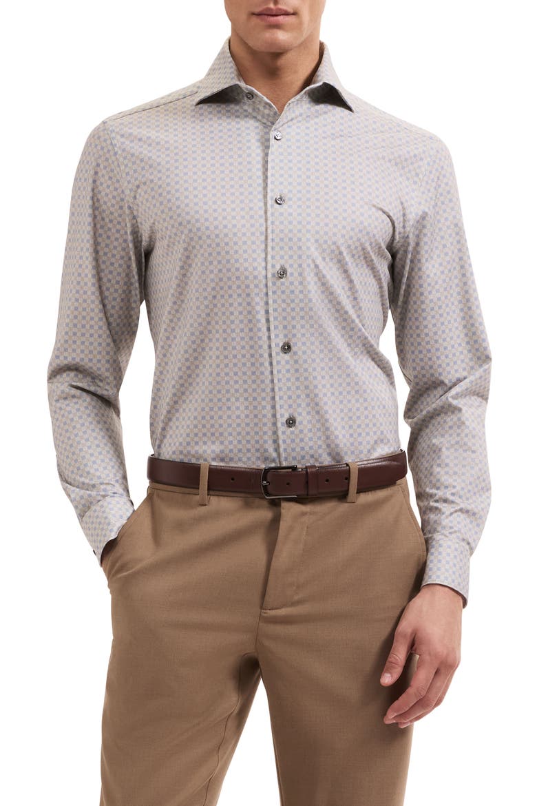 Devon OoohCotton Stretch Shirt, Main, color, SAND