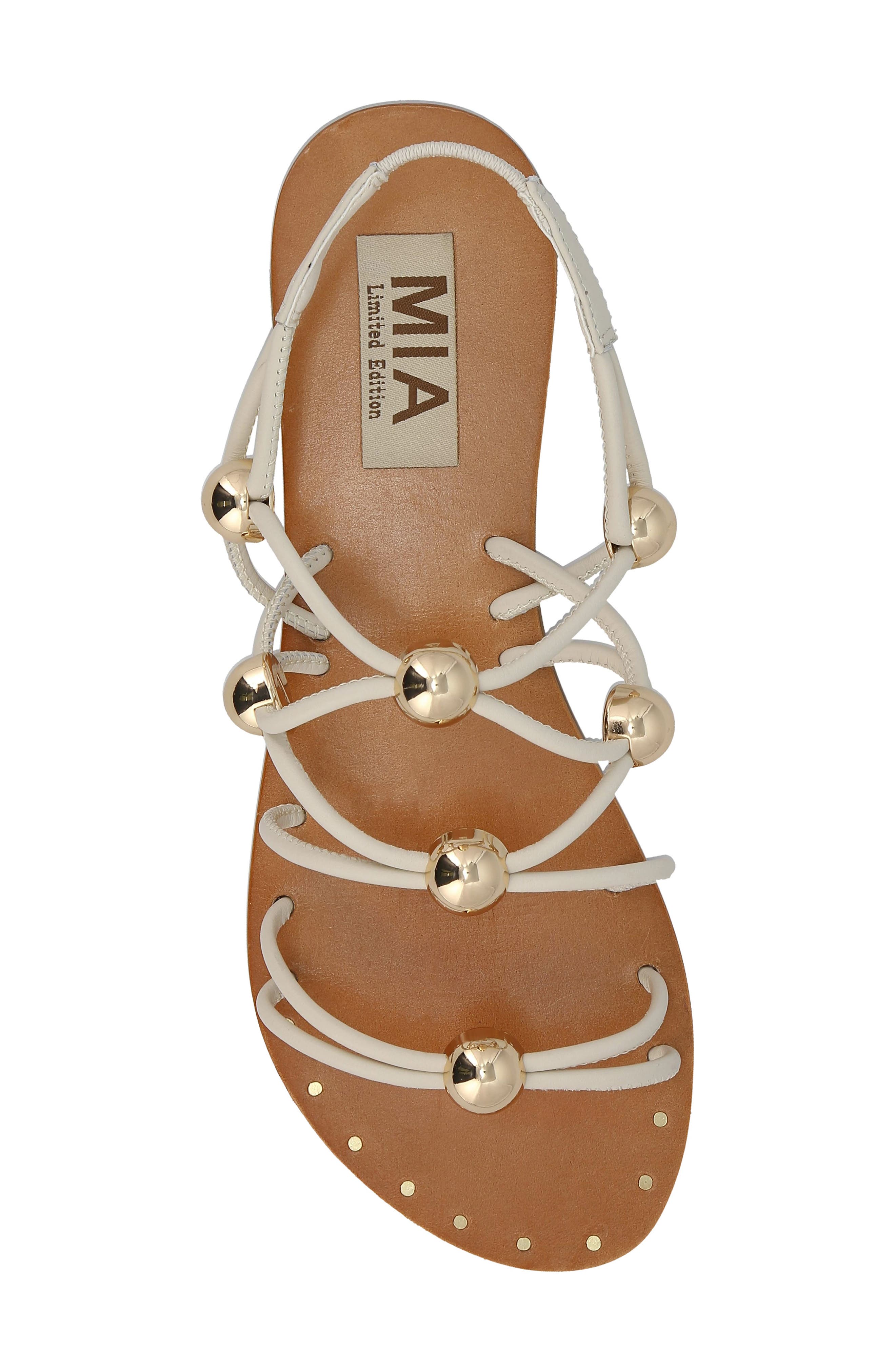 MIA Limited Edition Teagen Slingback Sandal, Alternate, color, Bone