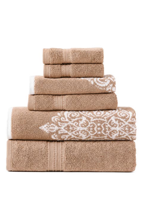 Damask 6-Piece Towel Set