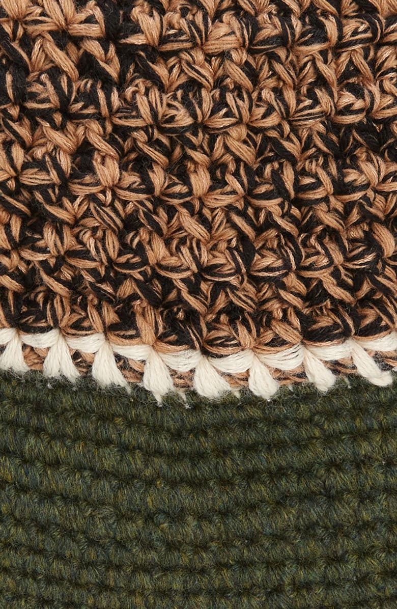 Nicholas Daley Crochet Wool & Cotton Bucket Hat, Alternate, color, 